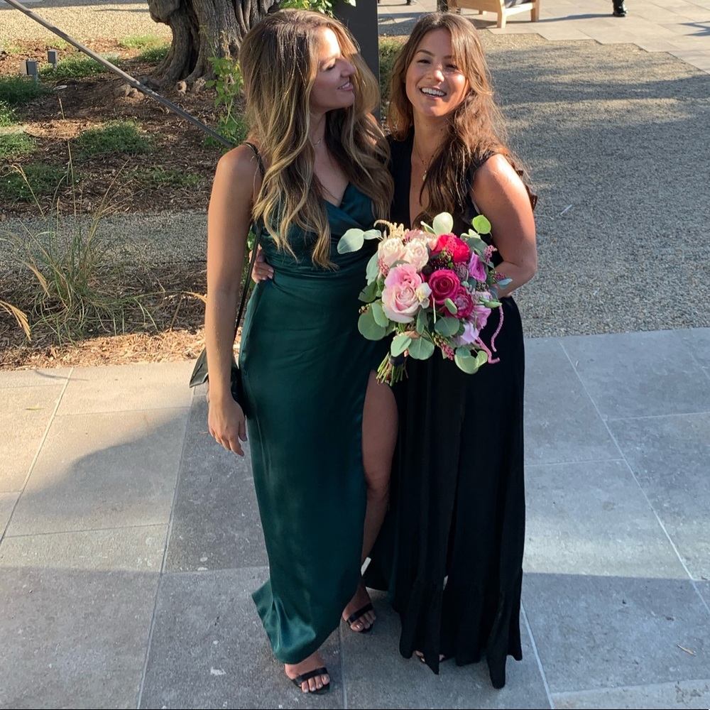 Fame & Partners | satin maxi dress - Picture 8 of 8